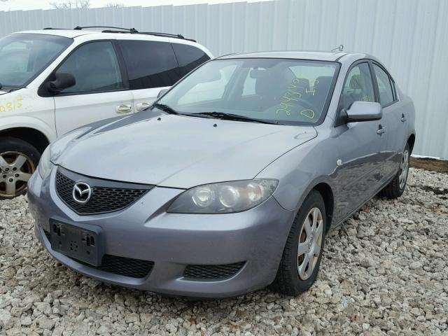 JM1BK32F561460070 - 2006 MAZDA 3 I GRAY photo 2