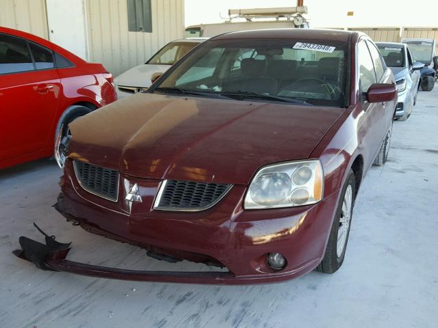 4A3AB36F76E066064 - 2006 MITSUBISHI GALANT ES RED photo 2