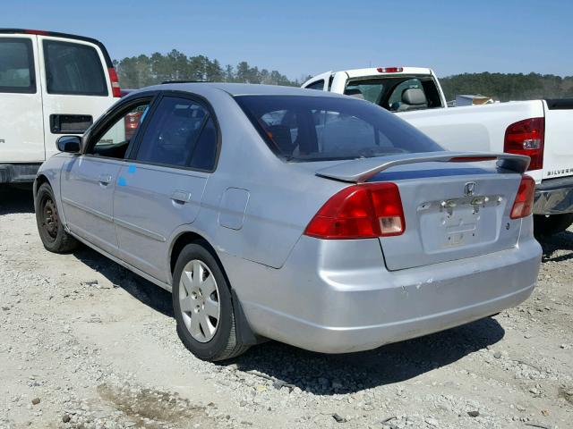 1HGES26761L060365 - 2001 HONDA CIVIC EX SILVER photo 3