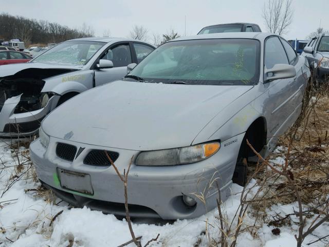 1G2WP12K0WF261195 - 1998 PONTIAC GRAND PRIX GRAY photo 2