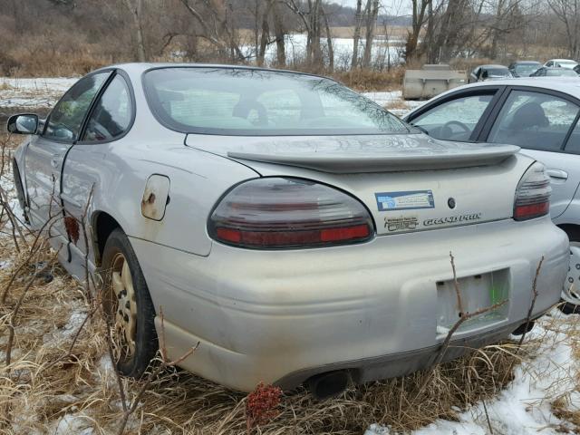 1G2WP12K0WF261195 - 1998 PONTIAC GRAND PRIX GRAY photo 3