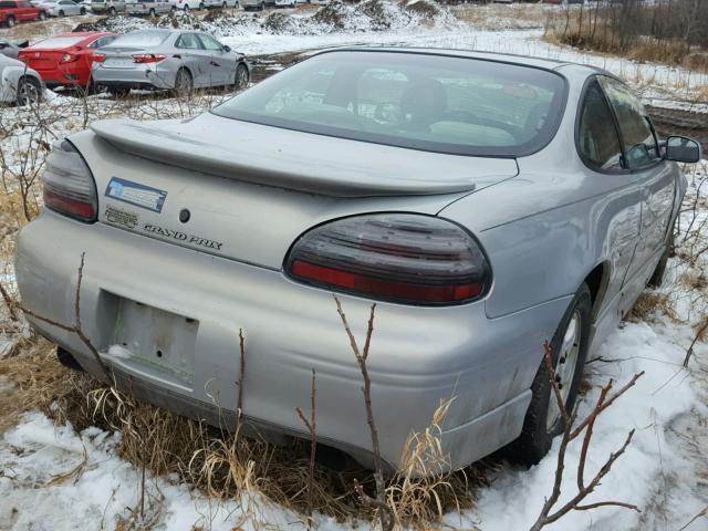 1G2WP12K0WF261195 - 1998 PONTIAC GRAND PRIX GRAY photo 4