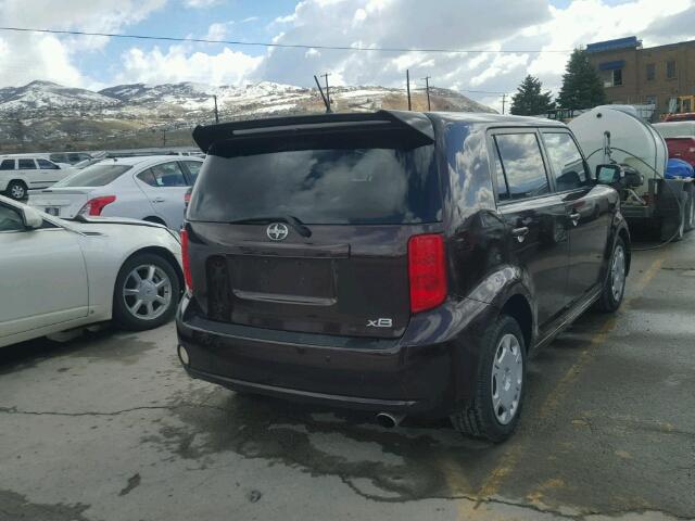 JTLKE50EX81027462 - 2008 TOYOTA SCION XB PURPLE photo 4