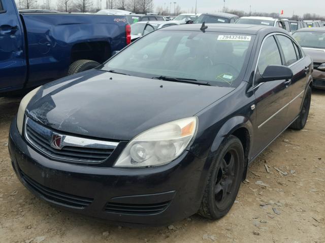 1G8ZS57N48F262171 - 2008 SATURN AURA XE BLACK photo 2