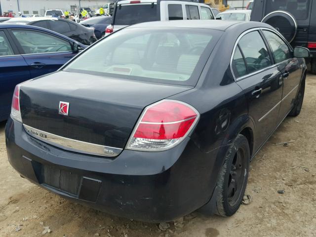 1G8ZS57N48F262171 - 2008 SATURN AURA XE BLACK photo 4