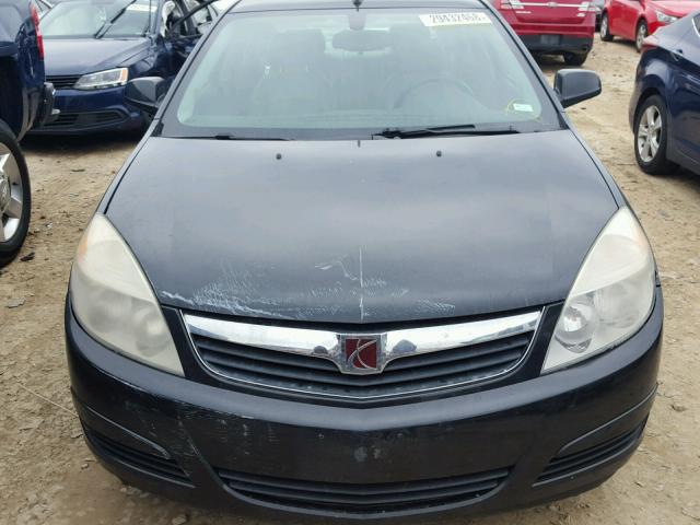 1G8ZS57N48F262171 - 2008 SATURN AURA XE BLACK photo 9