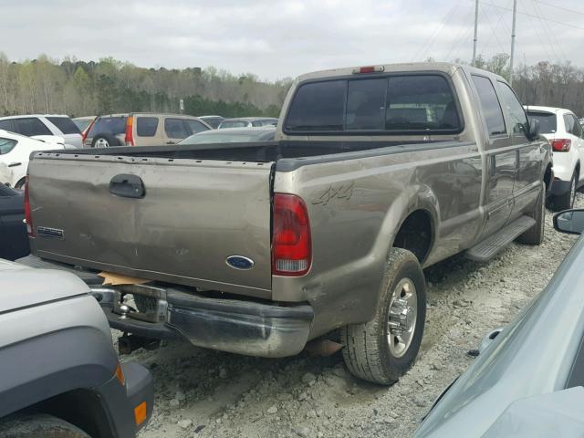 1FTNW21L42ED10439 - 2002 FORD F250 SUPER BEIGE photo 4