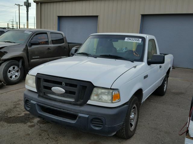 1FTYR10D59PA18824 - 2009 FORD RANGER WHITE photo 2