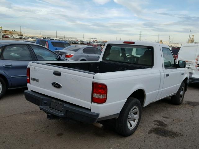 1FTYR10D59PA18824 - 2009 FORD RANGER WHITE photo 4