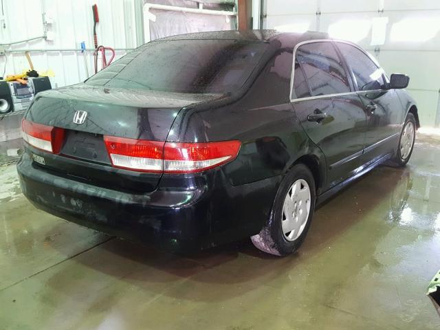 3HGCM56303G701221 - 2003 HONDA ACCORD LX BLACK photo 4