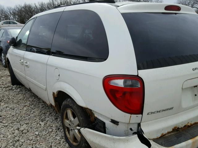 2D4GP44L65R230910 - 2005 DODGE GRAND CARA WHITE photo 3