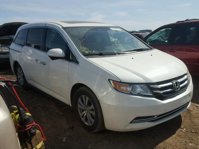 5FNRL5H69HB018529 - 2017 HONDA ODYSSEY EX WHITE photo 1