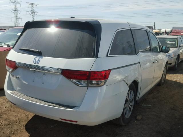 5FNRL5H69HB018529 - 2017 HONDA ODYSSEY EX WHITE photo 4