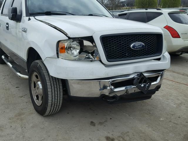 1FTPW14V76KD41417 - 2006 FORD F150 SUPER WHITE photo 9