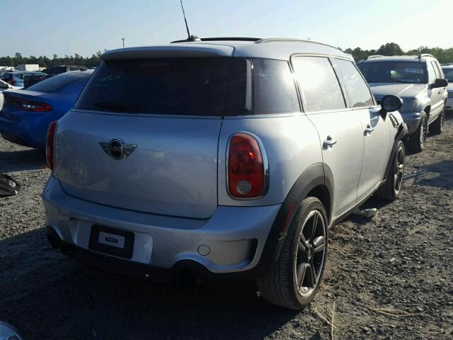 WMWZC3C56DWP24525 - 2013 MINI COOPER S C SILVER photo 4