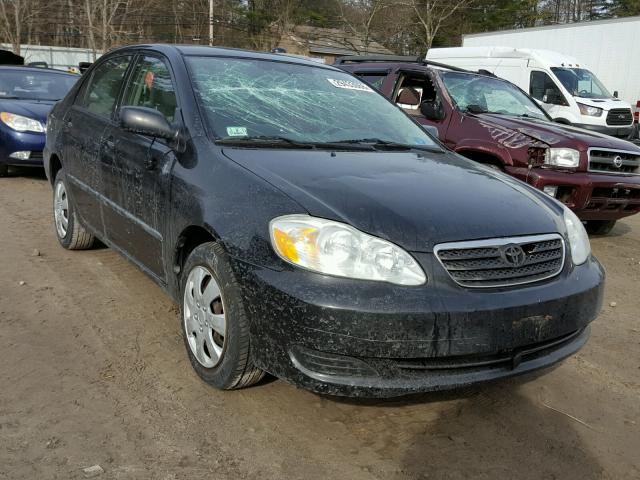 JTDBR32E870110197 - 2007 TOYOTA COROLLA CE BLACK photo 1