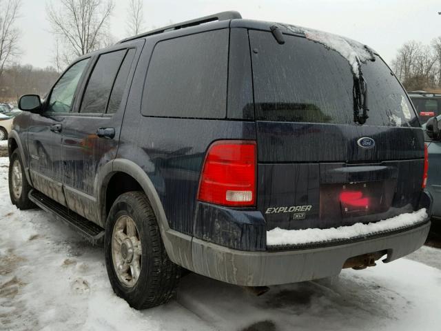 1FMZU73E12UB36933 - 2002 FORD EXPLORER X BLACK photo 3