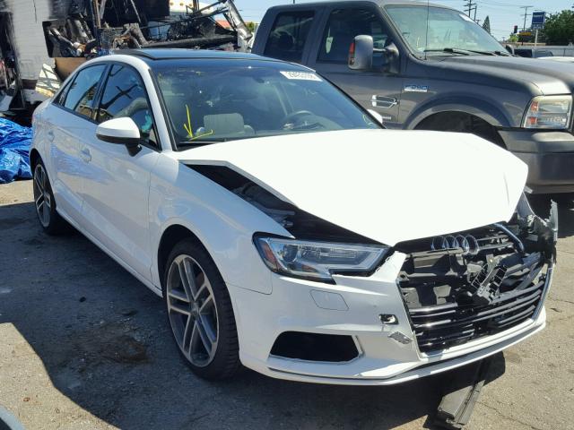 WAUAUGFF4H1026200 - 2017 AUDI A3 PREMIUM WHITE photo 1