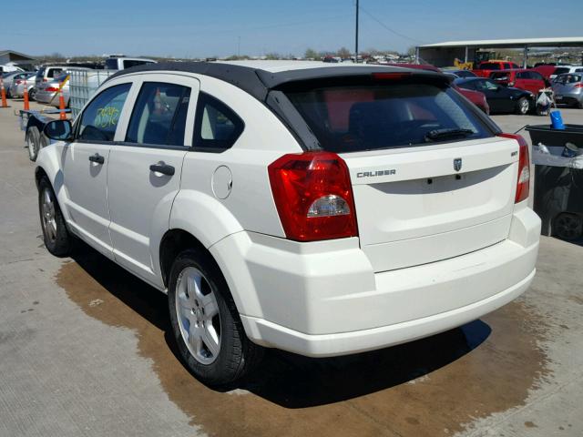 1B3HB48B78D769076 - 2008 DODGE CALIBER SX WHITE photo 3