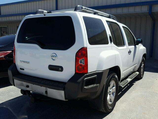 5N1AN0NU4AC515435 - 2010 NISSAN XTERRA OFF WHITE photo 4