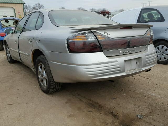 1G2HX52K14U206165 - 2004 PONTIAC BONNEVILLE SILVER photo 3