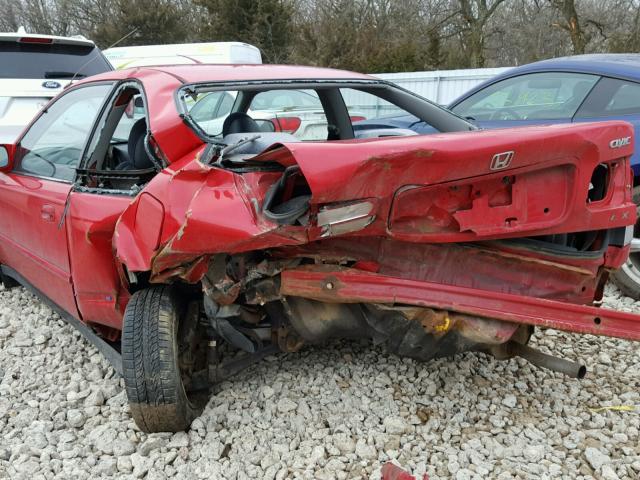 1HGEJ8140WL130520 - 1998 HONDA CIVIC EX RED photo 9