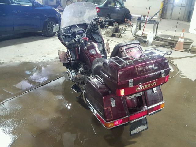 1HFSC1417GA220464 - 1986 HONDA GL1200 I BURGUNDY photo 3