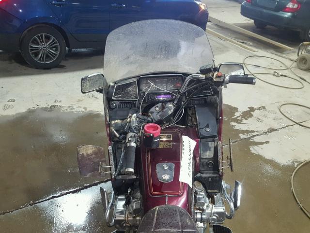 1HFSC1417GA220464 - 1986 HONDA GL1200 I BURGUNDY photo 5