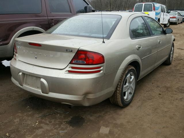 1B3EL46X83N600203 - 2003 DODGE STRATUS SE TAN photo 4