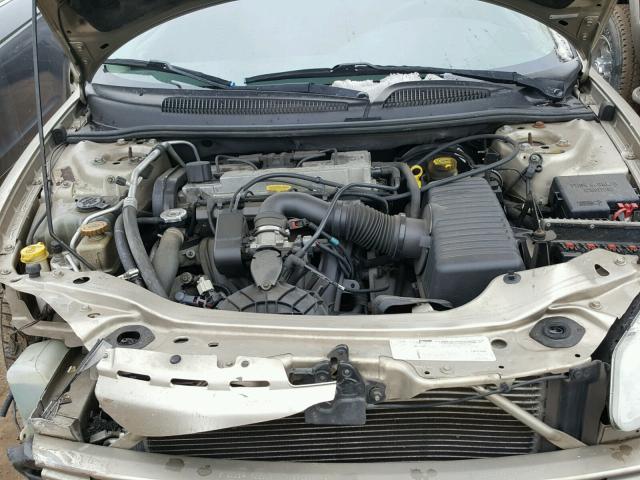 1B3EL46X83N600203 - 2003 DODGE STRATUS SE TAN photo 7