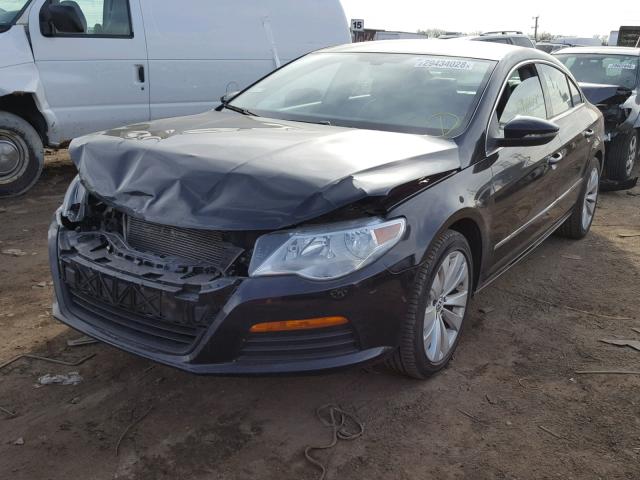 WVWMP7AN1CE504256 - 2012 VOLKSWAGEN CC SPORT BLACK photo 2