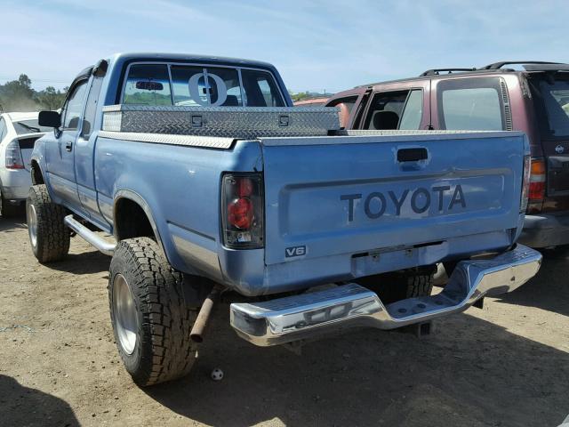 JT4VN13D4M5064787 - 1991 TOYOTA PICKUP 1/2 BLUE photo 3