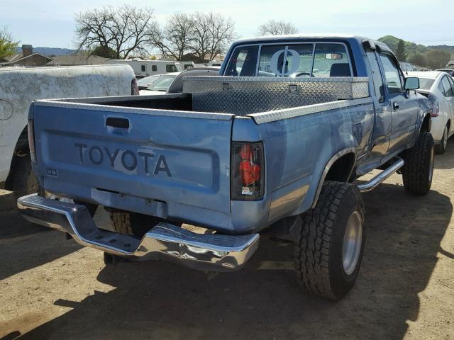 JT4VN13D4M5064787 - 1991 TOYOTA PICKUP 1/2 BLUE photo 4