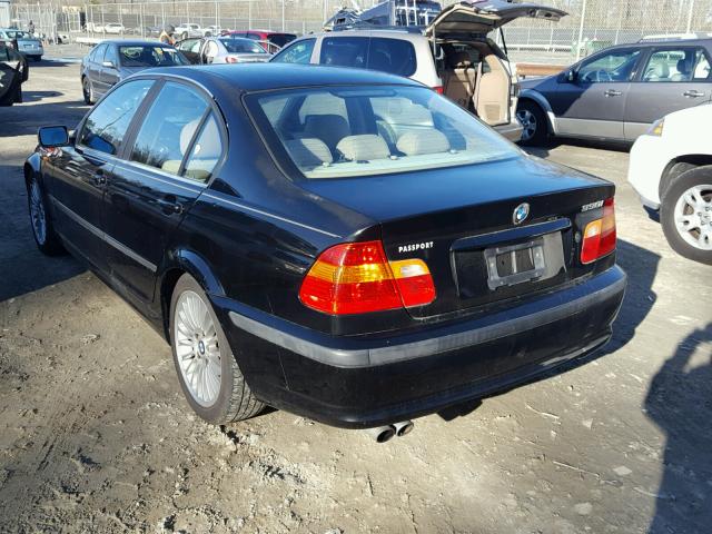 WBAEV53423KM26605 - 2003 BMW 330 I BLACK photo 3