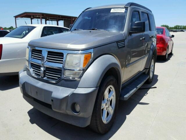 1D8GT28K77W666403 - 2007 DODGE NITRO SXT GRAY photo 2