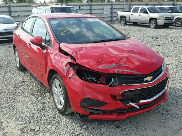 1G1BE5SM6J7116103 - 2018 CHEVROLET CRUZE LT RED photo 1