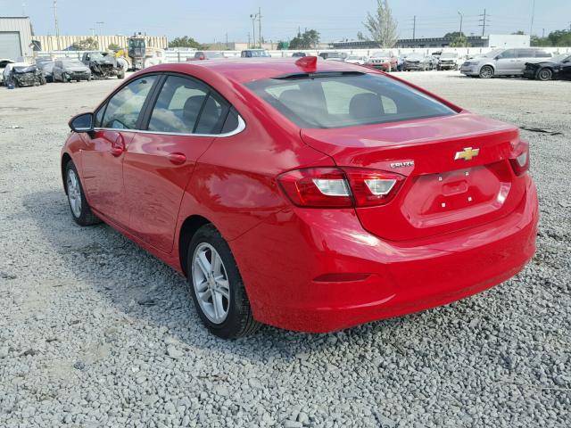 1G1BE5SM6J7116103 - 2018 CHEVROLET CRUZE LT RED photo 3