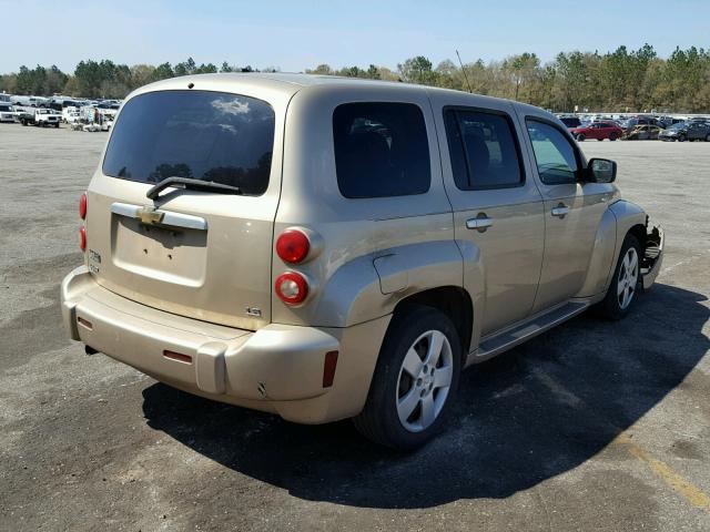 3GNDA13D67S619103 - 2007 CHEVROLET HHR LS TAN photo 4