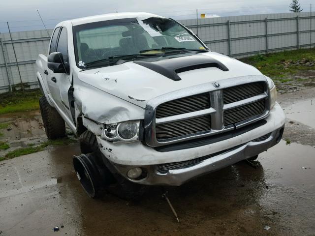 3D7KS28C05G809665 - 2005 DODGE RAM 2500 S WHITE photo 1
