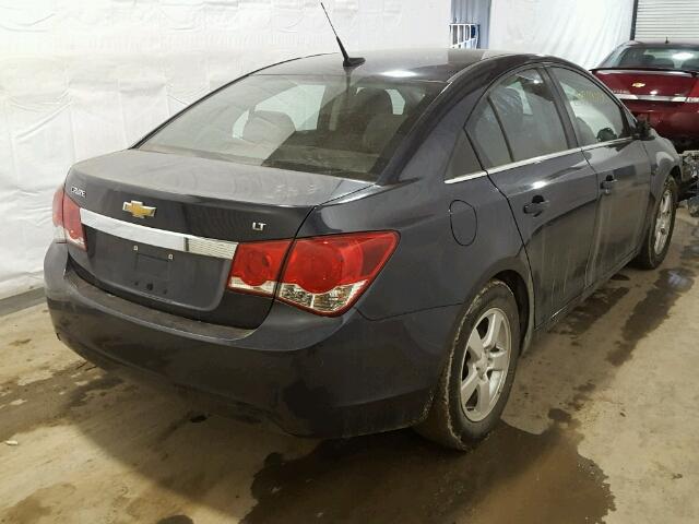 1G1PC5SB6E7462278 - 2014 CHEVROLET CRUZE LT BLUE photo 4