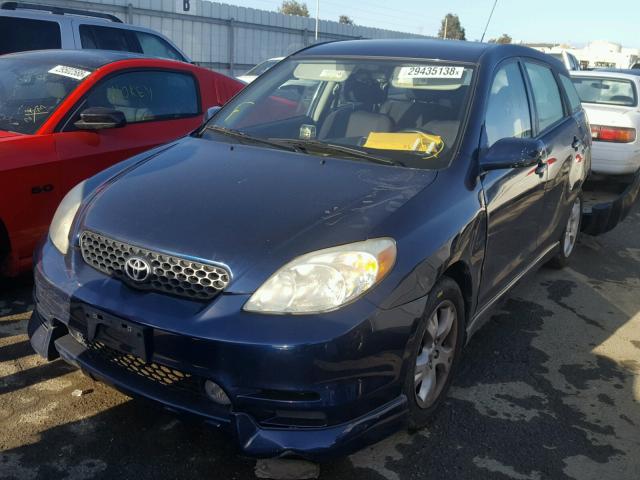 2T1KR32E83C012948 - 2003 TOYOTA COROLLA MA BLUE photo 2