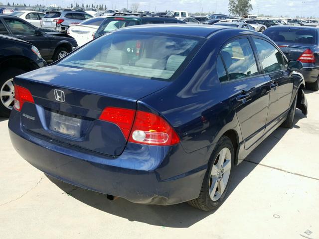 1HGFA16938L051491 - 2008 HONDA CIVIC EXL 蓝色 照片 4
