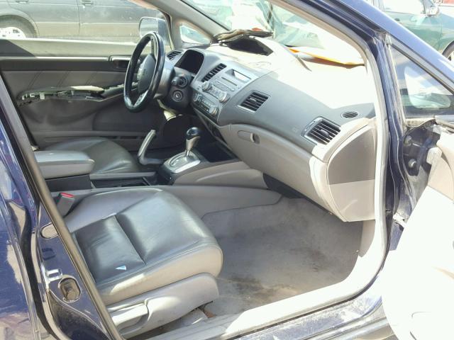 1HGFA16938L051491 - 2008 HONDA CIVIC EXL 蓝色 照片 5