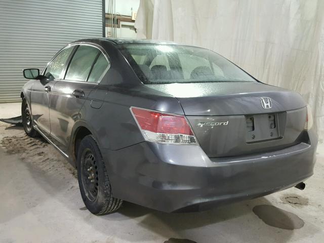 1HGCP263X9A155816 - 2009 HONDA ACCORD LX GRAY photo 3