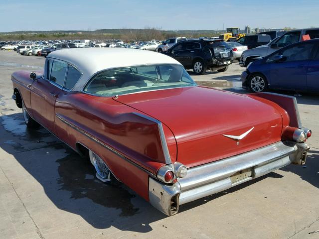 5762073555 - 1957 CADILLAC DEVILLE RED photo 3
