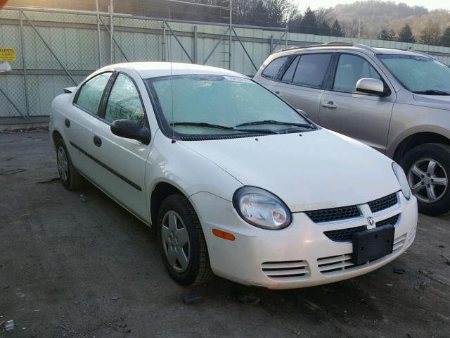 1B3ES26C74D626948 - 2004 DODGE NEON BASE WHITE photo 1