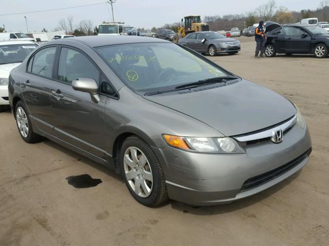 1HGFA16586L151905 - 2006 HONDA CIVIC LX GRAY photo 1