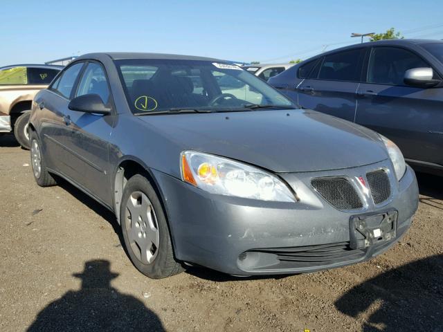 1G2ZF58B774251906 - 2007 PONTIAC G6 VALUE L GRAY photo 1