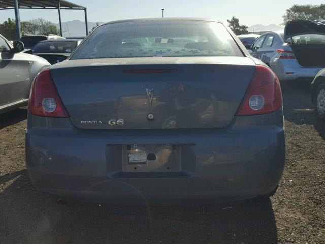 1G2ZF58B774251906 - 2007 PONTIAC G6 VALUE L GRAY photo 10