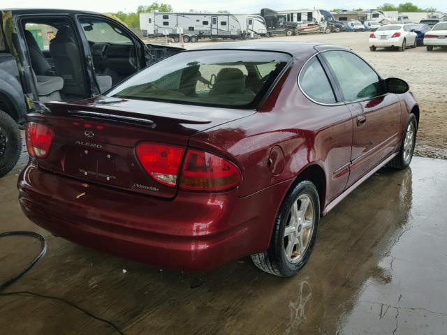 1G3NF12E92C174590 - 2002 OLDSMOBILE ALERO GLS 红色 照片 4